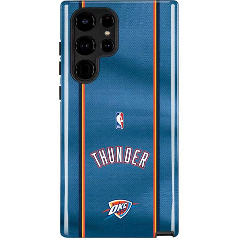 NBA Oklahoma City Thunder Jersey Galaxy S25 Ultra Impact Case